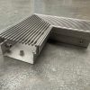 stainless steel linear drain corner -100 mm wide 50 mm deep