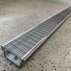 stainless steel heelguard drain 100 mm width