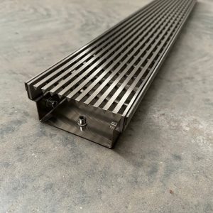 stainless steel linear drain for passing car