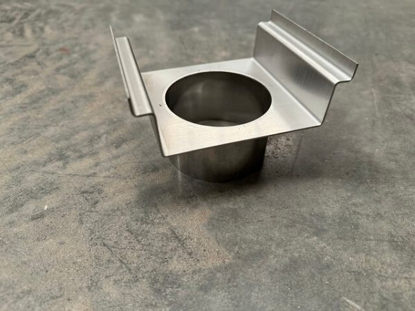 117 mm width stainless steel linear drain outlet