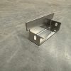 Stainless steel linear drain end cap