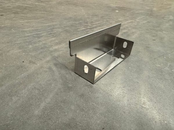 Stainless steel linear drain end cap