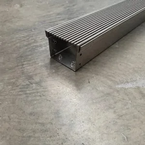 stainless steel linear drain slip resist 135 mm -90 mm for vehicle