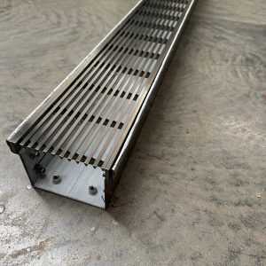 stainless steel linear drain 90 mm deep