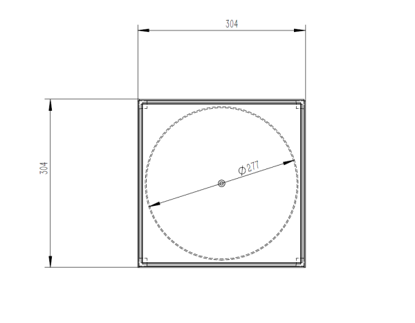 skimmer lids 304-22 drawing top