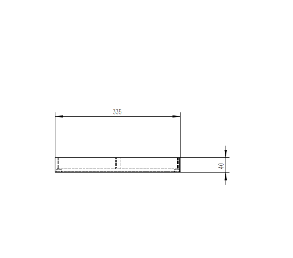 skimmer lids 335 mm drawing