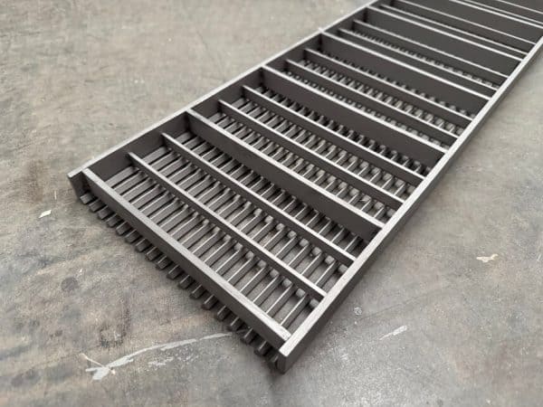 slip resist heel guard grate fit Everhard Duradrain plastic channel